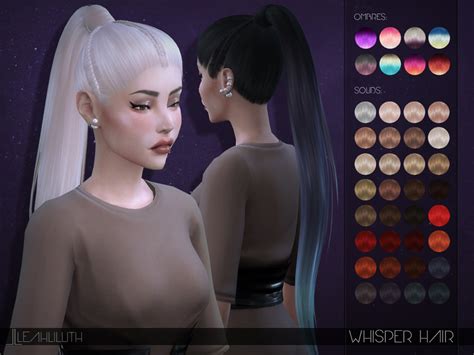 The Sims Resource Leahlillith Whisper Hair