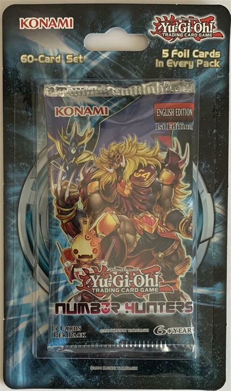 Yu Gi Oh Number Hunters Booster Sealed Card Game Pack English