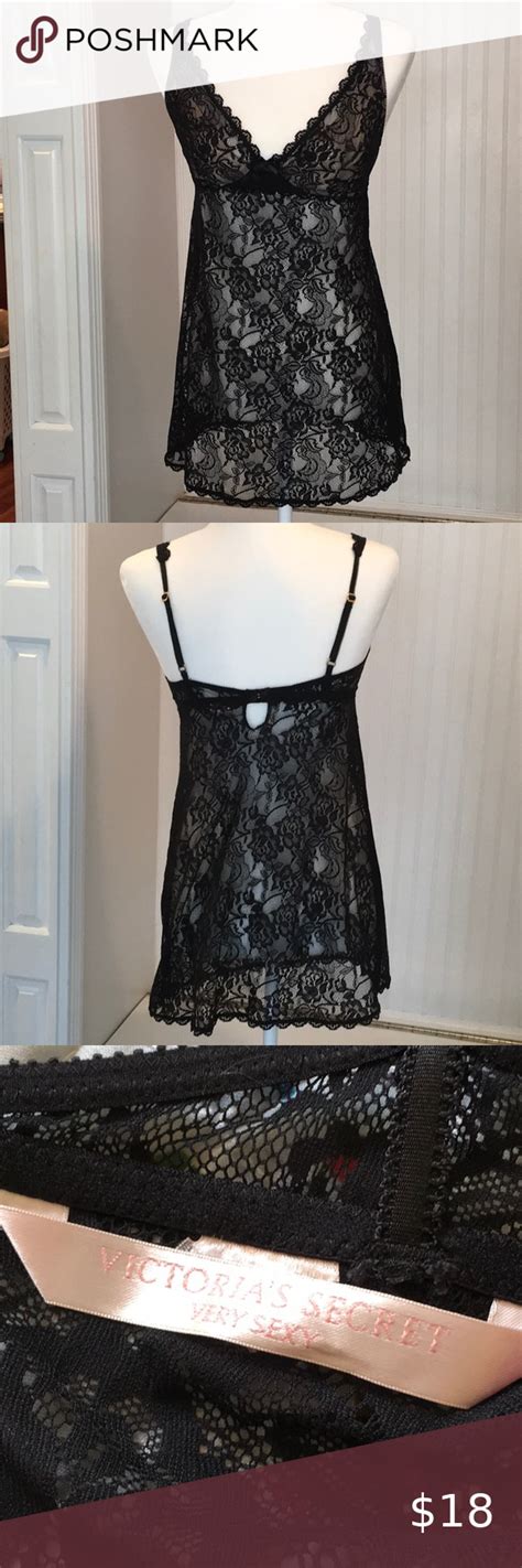 Victorias Secret Lace Nightgown Night Gown Lace Camisole Lace