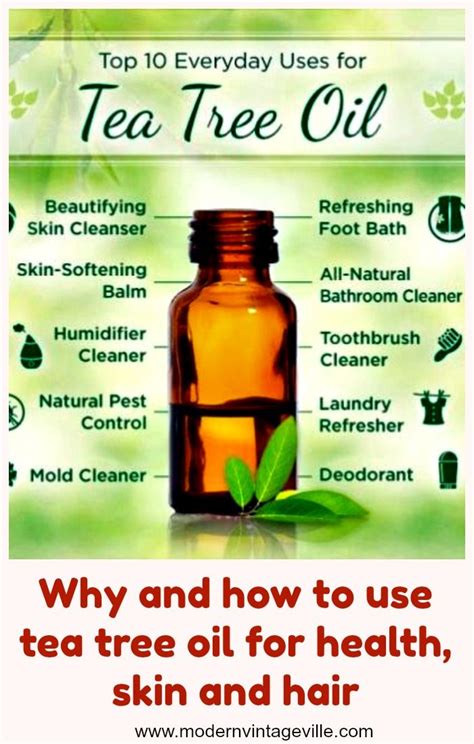 Why And How To Use Tea Tree Oil For Health Skin And Hair DIY Tea