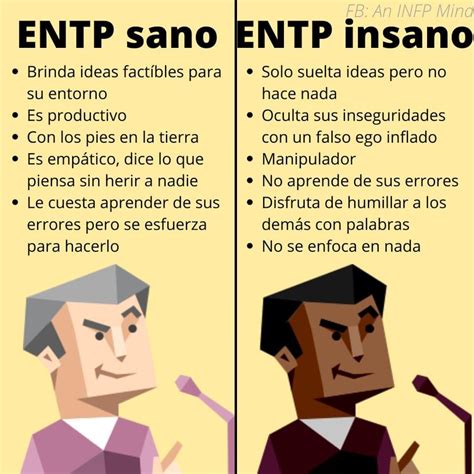 Entp Sano E Insano Tipos De Personalidad Imagenes De Psicologia Infp