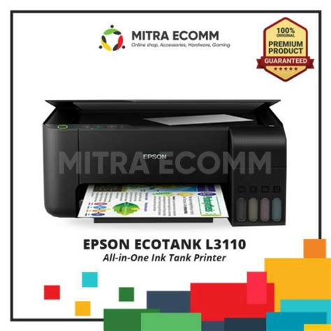 Jual Printer Epson L3110 Eco Tank All In One Shopee Indonesia