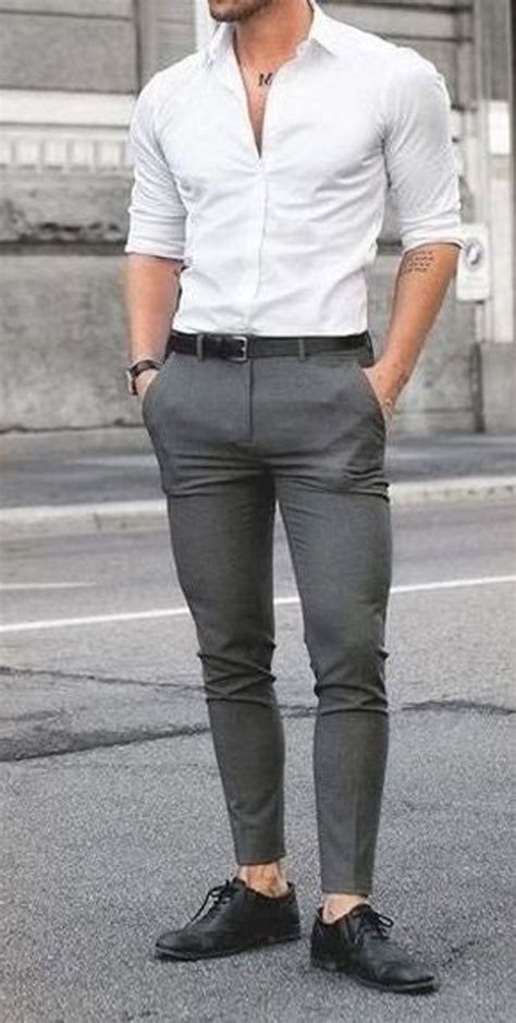 Aggregate More Than 82 Gray Trousers White Shirt Super Hot Incdgdbentre