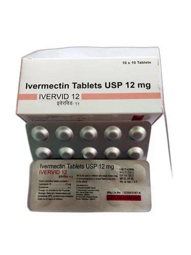 Ivervid Mg Tablets At Rs Strip Of Tablets Ivermectin Tablets