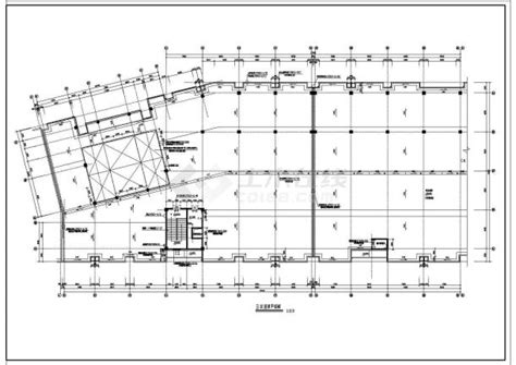 大型商场建筑施工设计方案全套cad平面图商业建筑土木在线