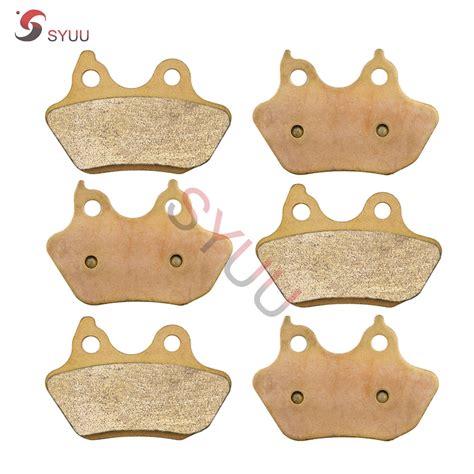 Motorcycle Sintered Metal Front Rear Brake Pads For Harley Softail