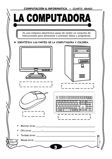 Partes De Una Computadora Coloreando Juntos The Best Porn Website