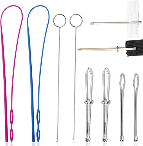 8pcs Sewing Loop Kit Flexible Loop Turner Sewing Tool For Sewing Lover Diy Making Strap Pants