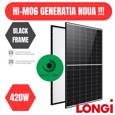 Panou Solar Longi W Hi Mo Fotovoltaic Monocristalin Lr Hth