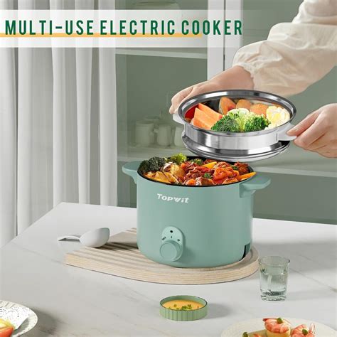 Topwit 1 5l Electric Hot Pot With Steamer Money Saved Deals