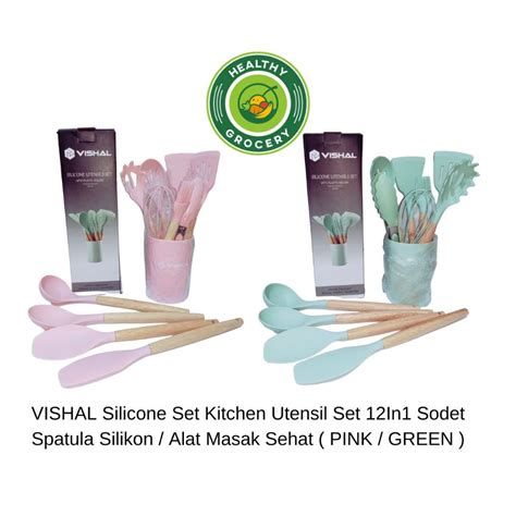 Jual Silicone Set Kitchen Utensil Set In Sodet Spatula Silikon