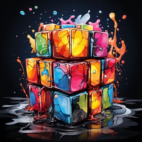 Premium AI Image Rubik S Cube