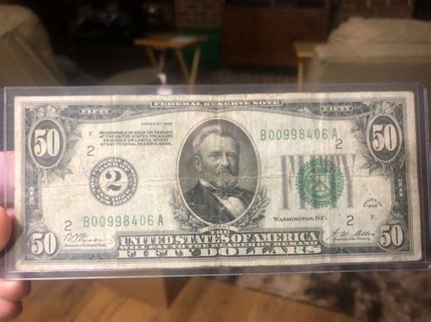 1928 50 Dollar Bill New York Ebay