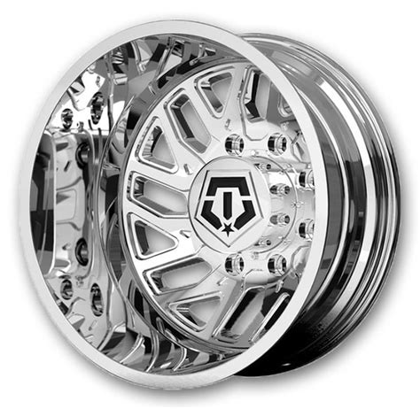 TIS Wheels 544C Dually Rear Chrome