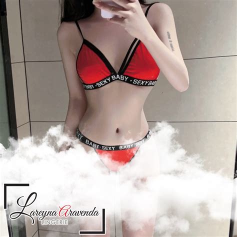 Jual Lareyna Aravenda Set Bra Lingerie Cd Bikini Pieces Sexy Baby Lg Shopee Indonesia