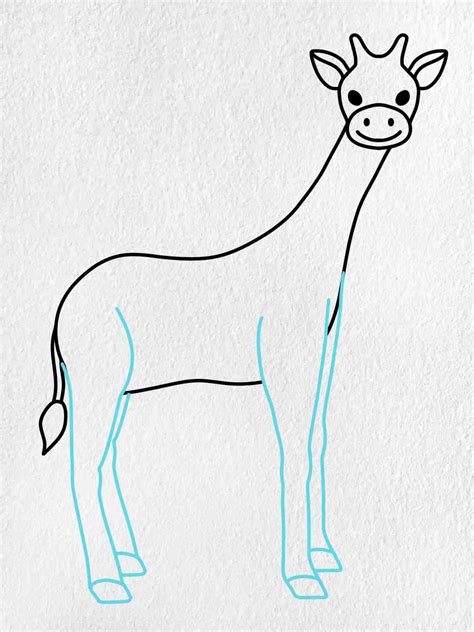 giraffe how to draw