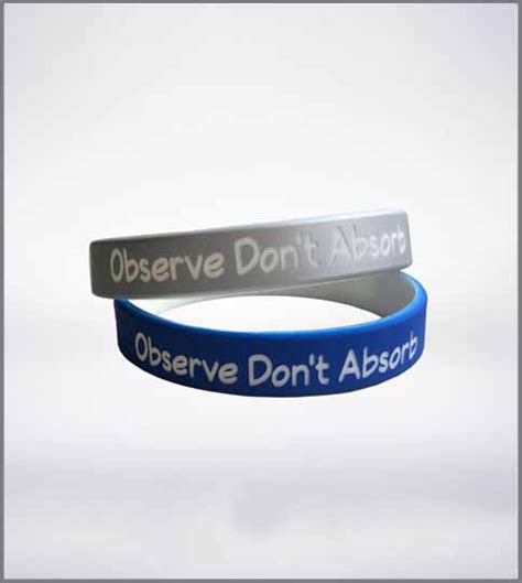 Observe Dont Absorb Reminder Band Self Love Recovery Institute