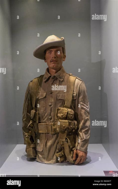 An Anzac Soldier's uniform in The Battle of Gallipoli in Canakkale ...