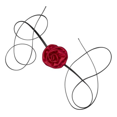 Becksöndergaard Luster Flower Choker Fiery Red