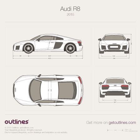 Car Blueprints For D Modeling Audi