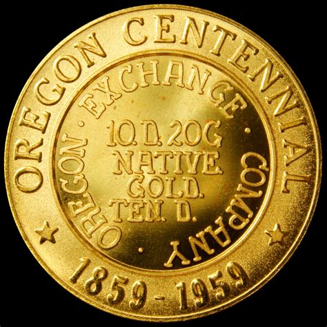 1959 Oregon Statehood Centennial – Oregon Beaver SCD | So-Called Dollar