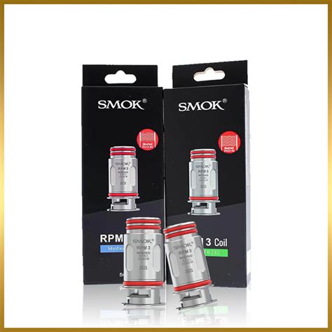 Smoktech Rpm3 Meshed Coils Vape Clock Paphosvape Shop