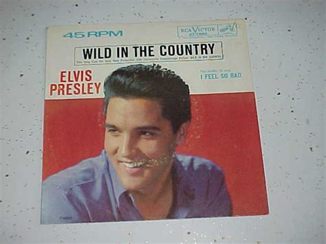 Elvis Presley 45 Vinyl Record Picture Sleeve Only Wild In Etsy