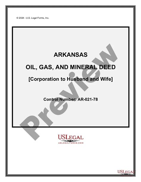 Mineral Rights Deed Transfer Form Form Us Legal Forms