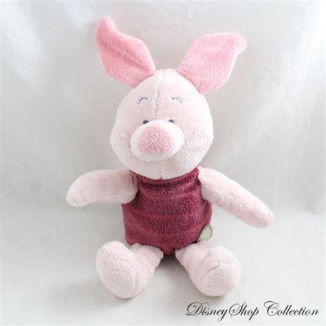 Peluche Cochon Porcinet DISNEY BABY Winnie L Ourson Rose Bordeaux F