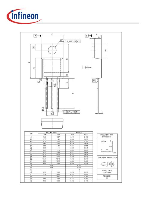 IPW60R125P6 Datasheet 15 18 Pages INFINEON Increased MOSFET Dv Dt