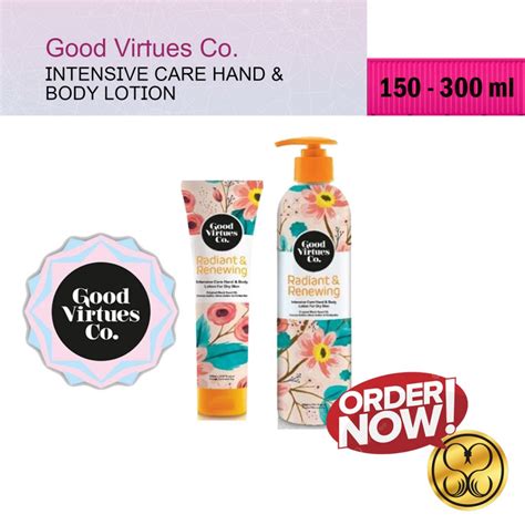 Good Virtues Co Gvc Intensive Care Hand Body Lotion For Dry Skin