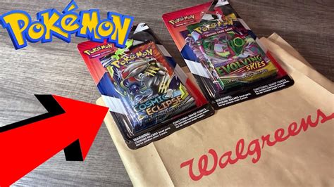 My Pokemon Haul From Walgreens Evolving Skies Cosmic Eclipse YouTube