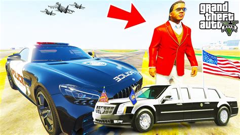 FRANKLIN BECOME The PRESIDENT And SOLVE The POLICE CASE In GTA 5 GTA