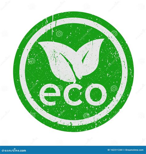 Cone De Vetor Verde S Mbolo Ecol Gico Sinal Do Produto Natural