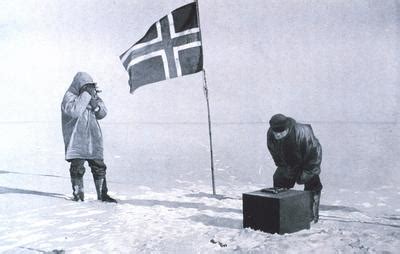 In 1912, they were the first men alive to arrive at the South Pole.