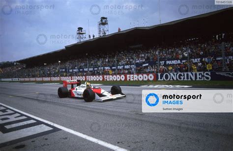 Race Winner Ayrton Senna McLaren MP4 4