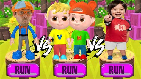 Tag With Ryan S World Vs Vlad And Niki Vs Blippi World Adventures Run