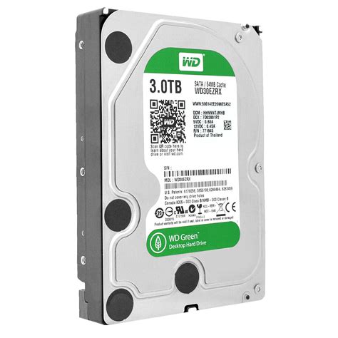 Disque Dur WD 3TB SATA III WD30EZRX Vert 64MB 5400U Min 3 5 Pouces EBay