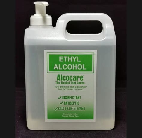 Alcocare Ethyl Alcohol Liter Pump Ml Spray Lazada Ph