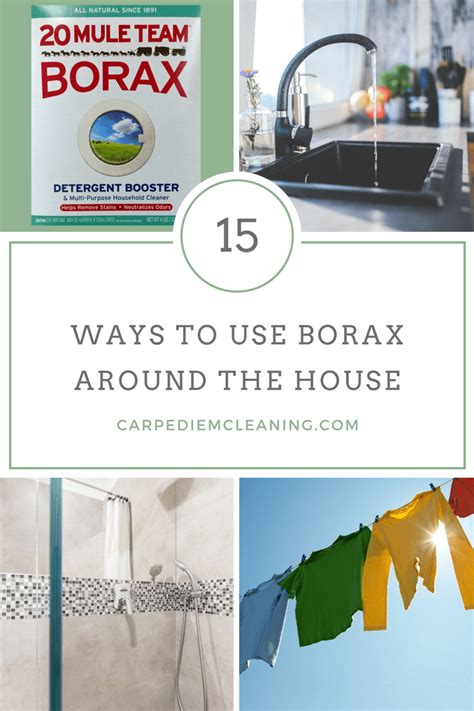 15 Ways to Use Borax Around the House | Carpe Diem Cleaning