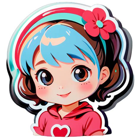 I Made An Ai Sticker Of Sweet Girl