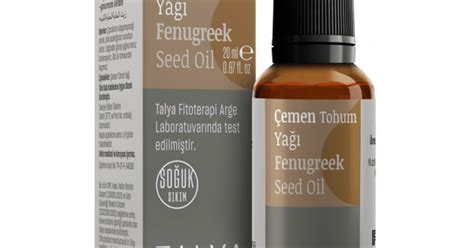 Talya Bitkisel Fenugreek Seed Oil 20 Ml Turkorganics