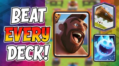 26 Hog Cycle Deck Beat Every Deck😱 Clash Royale Indonesia Youtube