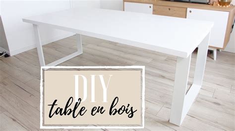 DIY Fabriquer Une Table En Bois YouTube