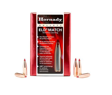 Hornady 338 Cal 338 285 Gr Eld Match Bullets 50ct