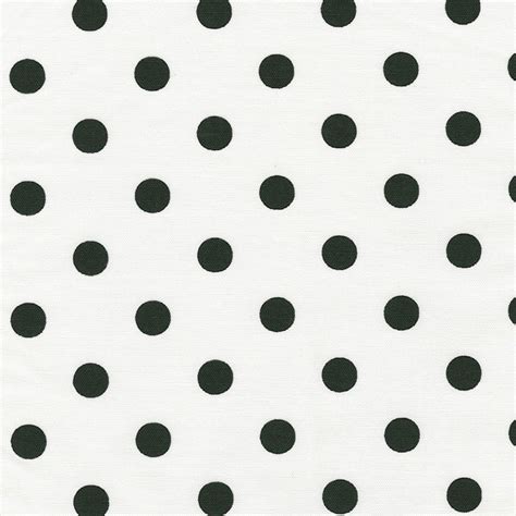 Black And White Polka Dot Fabric