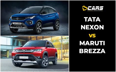 Tata Nexon Vs Maruti Arena Brezza Price Specs Comparison