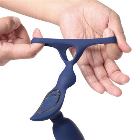 Ring N Rear Dual Thrusting Anal Probe With Cockring And Remote