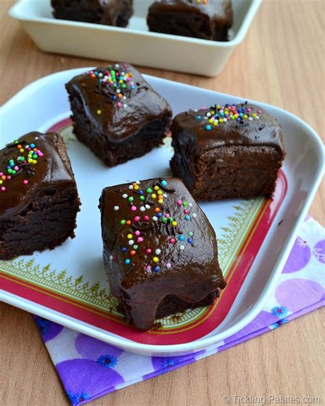 Hershey's Ultimate Chocolate Brownies | Chocolate Frosted Brownies Recipe - Tickling Palates