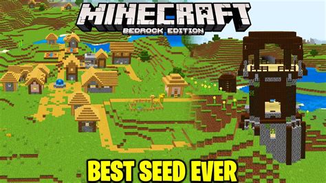 Best Seed Ever Minecraft Bedrock Seed Minecraft